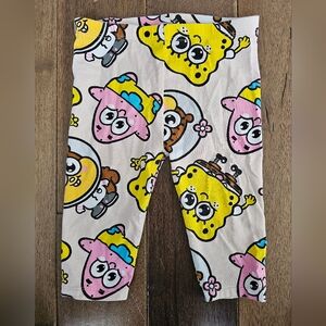 Nickelodeon SpongeBob Leggings 18–24M Toddler Sandy Patrick Print